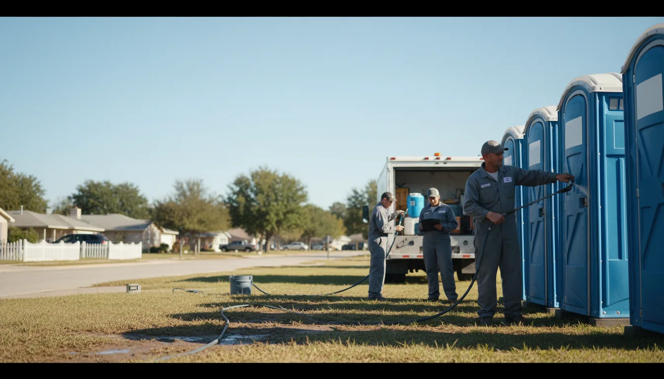 Long-Term Portable Toilet Rental in Spalding, MI near me